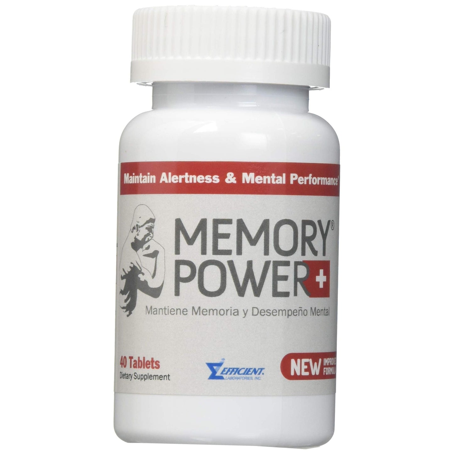 Memory Power Plus, Brain Health & Memory Support Supplement, 40 Tablets