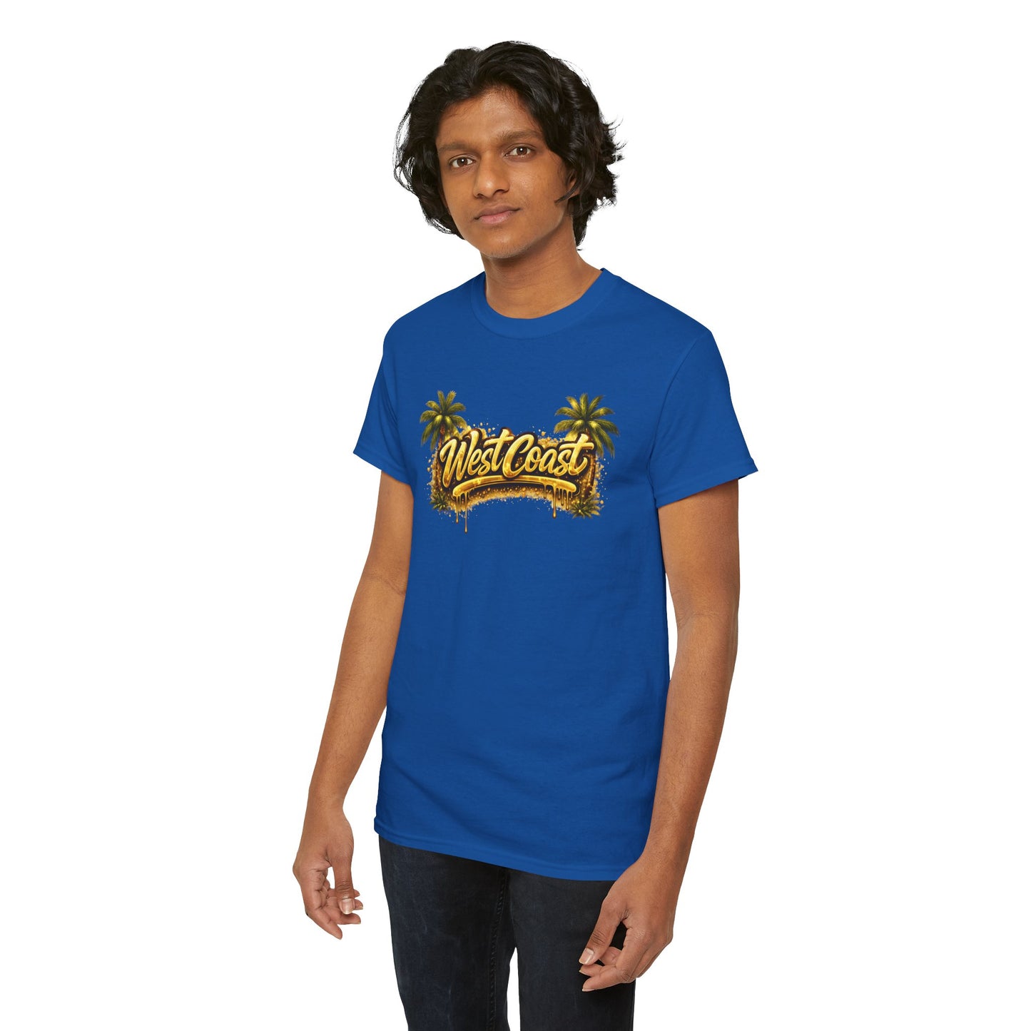 West Coast Palm Tree T-Shirt — Retro Surf Vibe Tee