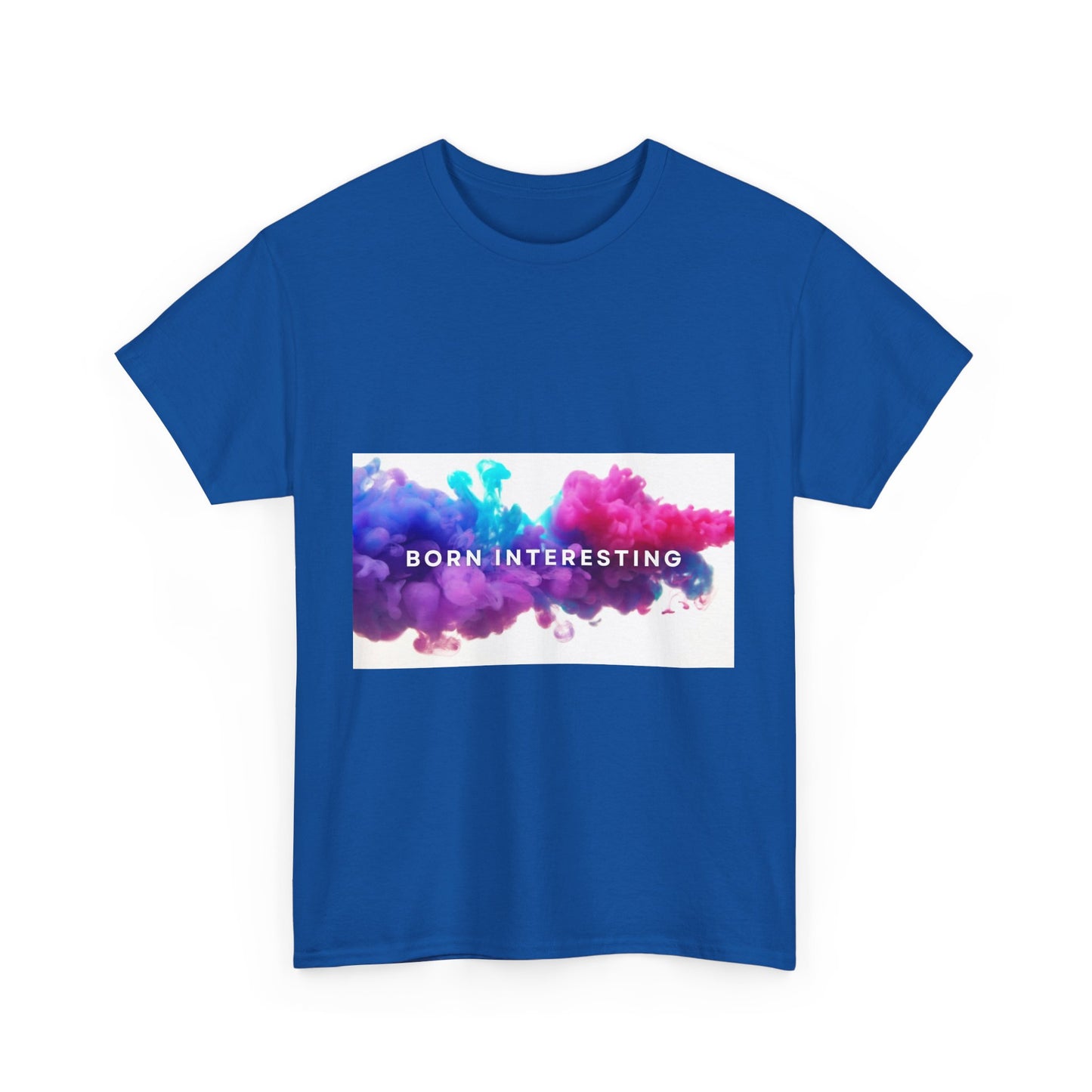 Unisex Cotton Tee – 'Born Interesting' Graphic Shirt, Casual Wear, Gift Idea, Trendy Tee, Daily Wear, Art-Inspired Shirt