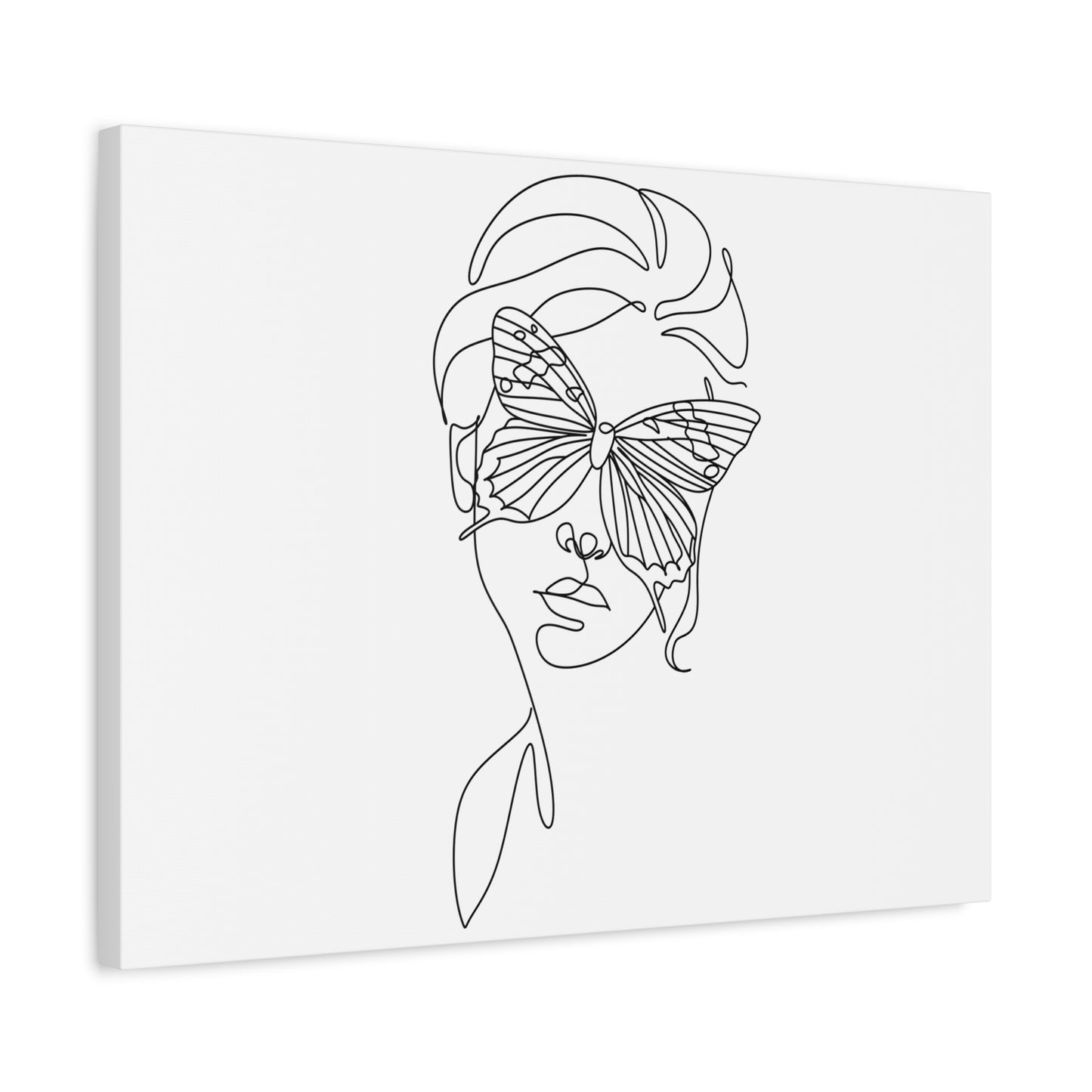 Minimalist Butterfly Canvas Art, Modern Home Decor, Gift for Nature Lovers, Wall Art for Women, Inspirational Wall Art