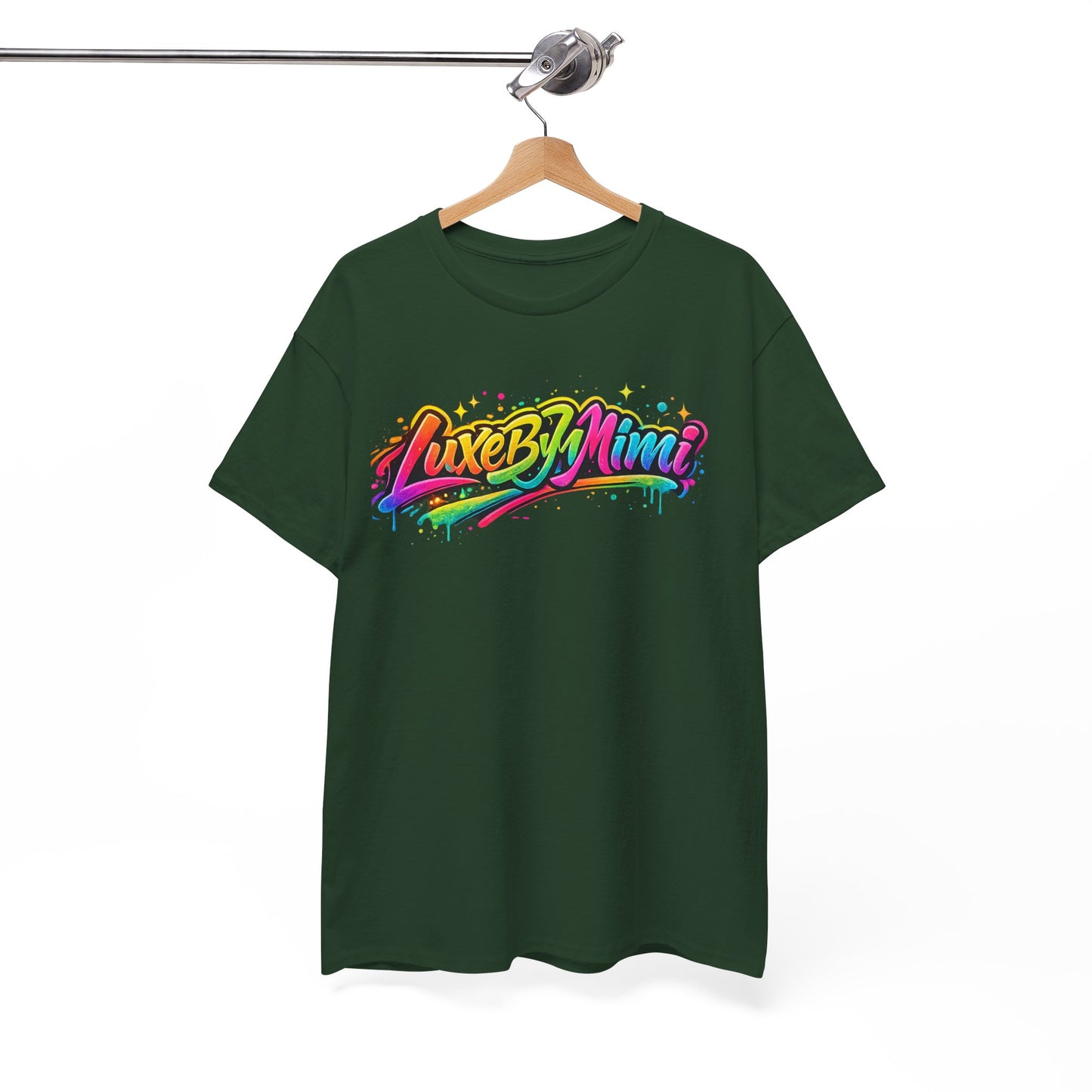 Graffiti Logo T-Shirt — 'Luxe By Mimi' Brand Colorful Streetwear Tee