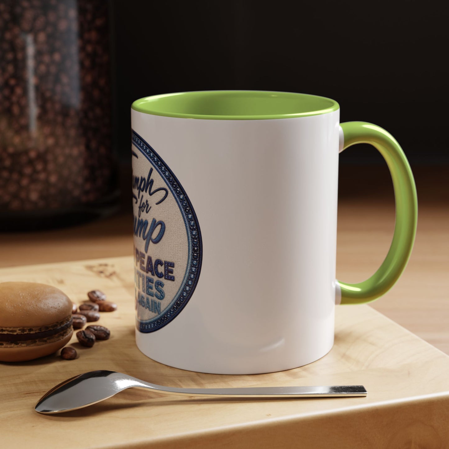 Make Peace Treaties Mug — "Triumph for Trump" Political Coffee Cup (11/15oz)