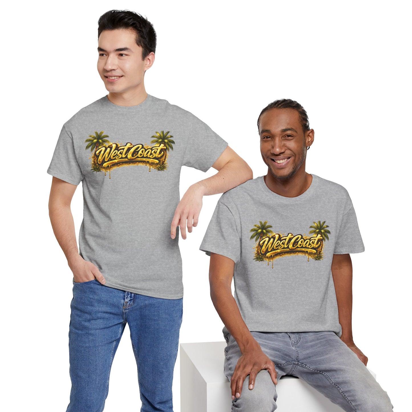 West Coast Palm Tree T-Shirt — Retro Surf Vibe Tee