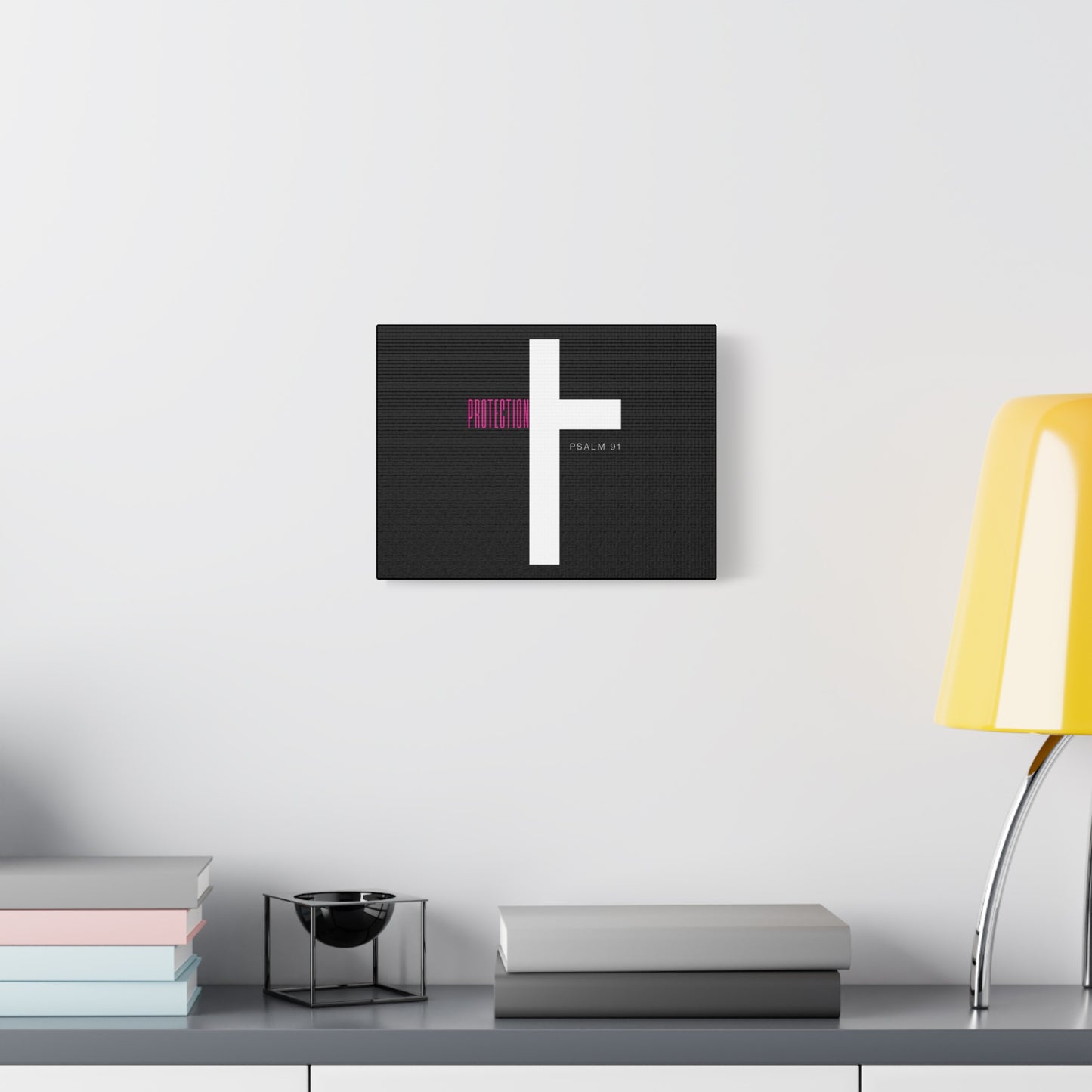 Faith-Inspired Canvas Print - Psalm 91, Home Decor, Wall Art, Christian Gift, Inspirational Decoration
