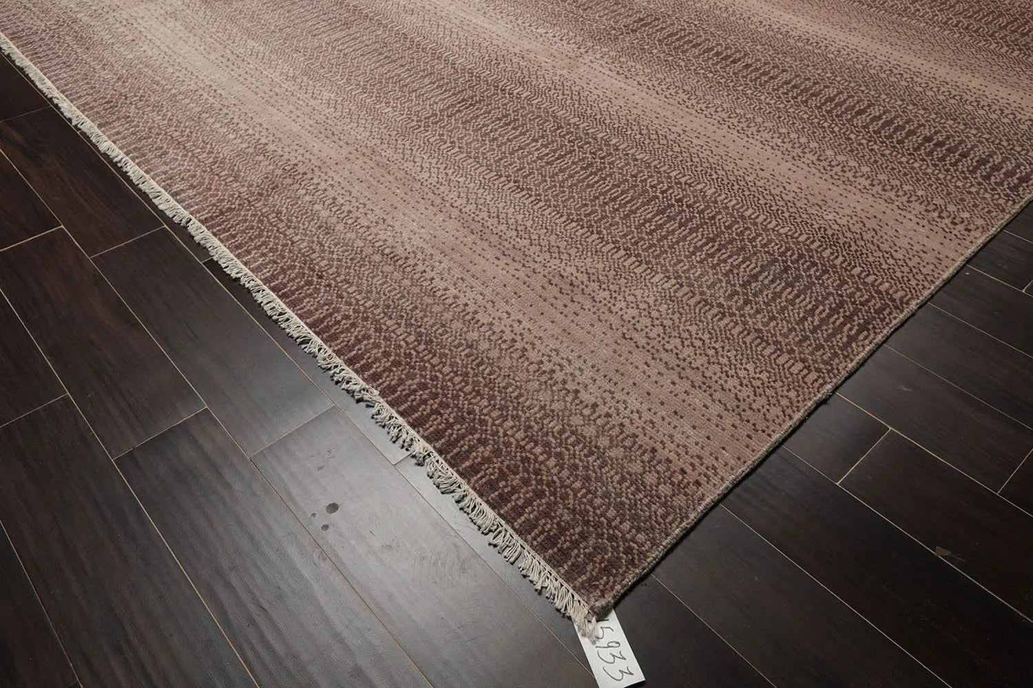 10x14 Brown, Tan Hand Knotted 100% Wool Modern & Contemporary Oriental Area Rug-2