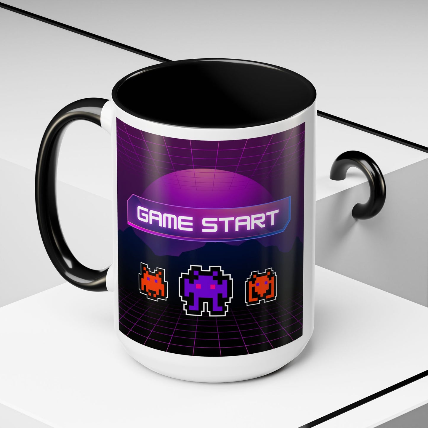 Retro 8-Bit Game Coffee Mug – Perfect Gamer Gift, Fun Kitchen Decor, Unique Birthday Present, Nerdy Officeware, Collectible Drinkware