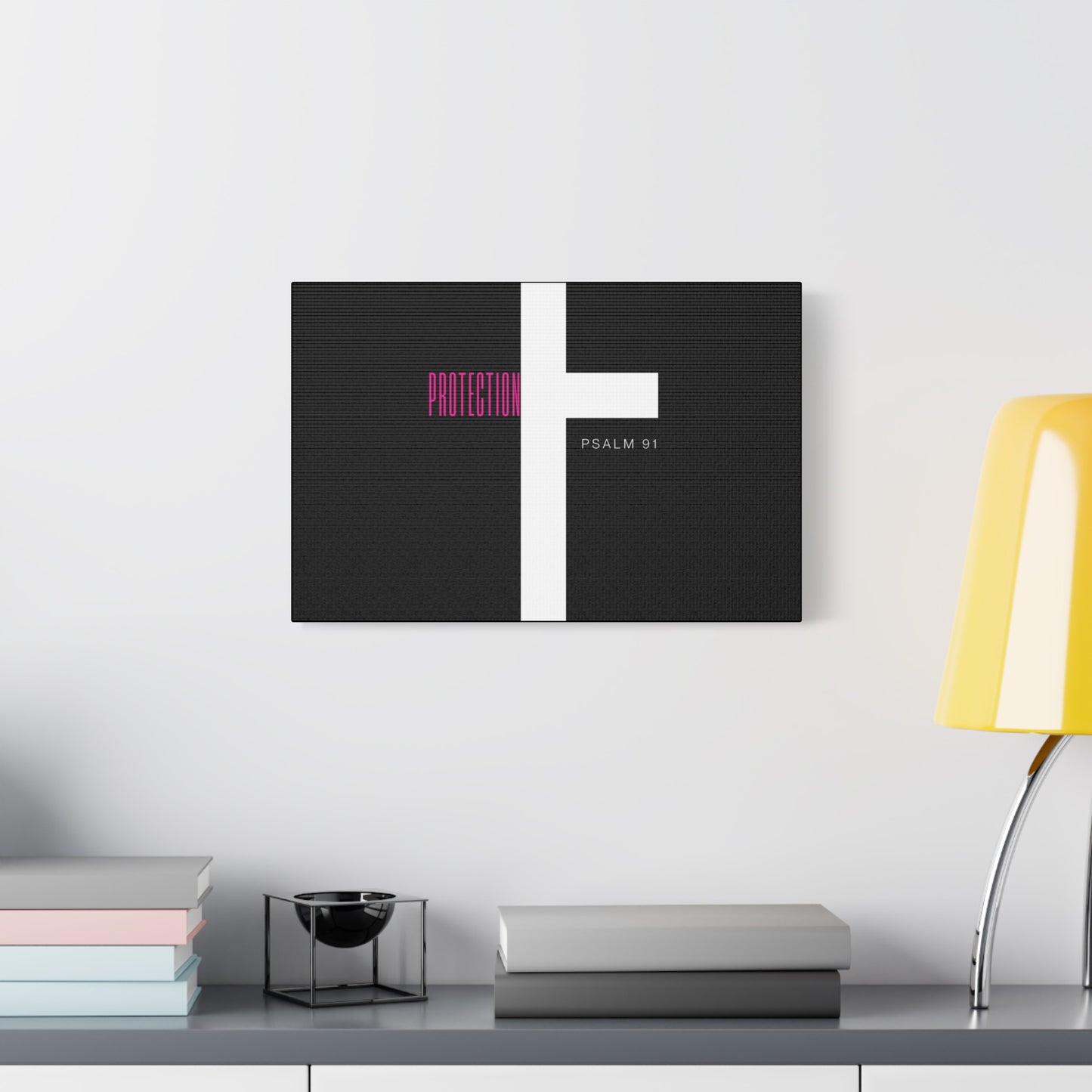 Faith-Inspired Canvas Print - Psalm 91, Home Decor, Wall Art, Christian Gift, Inspirational Decoration