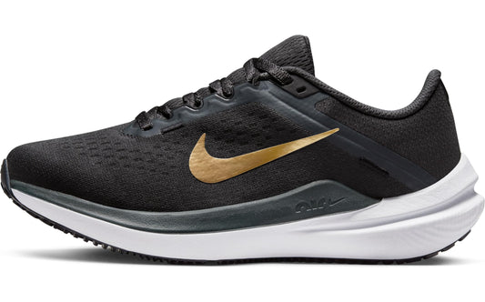 Nike Womens Running Shoe Anthracite Metallic Gold Black White 5.5