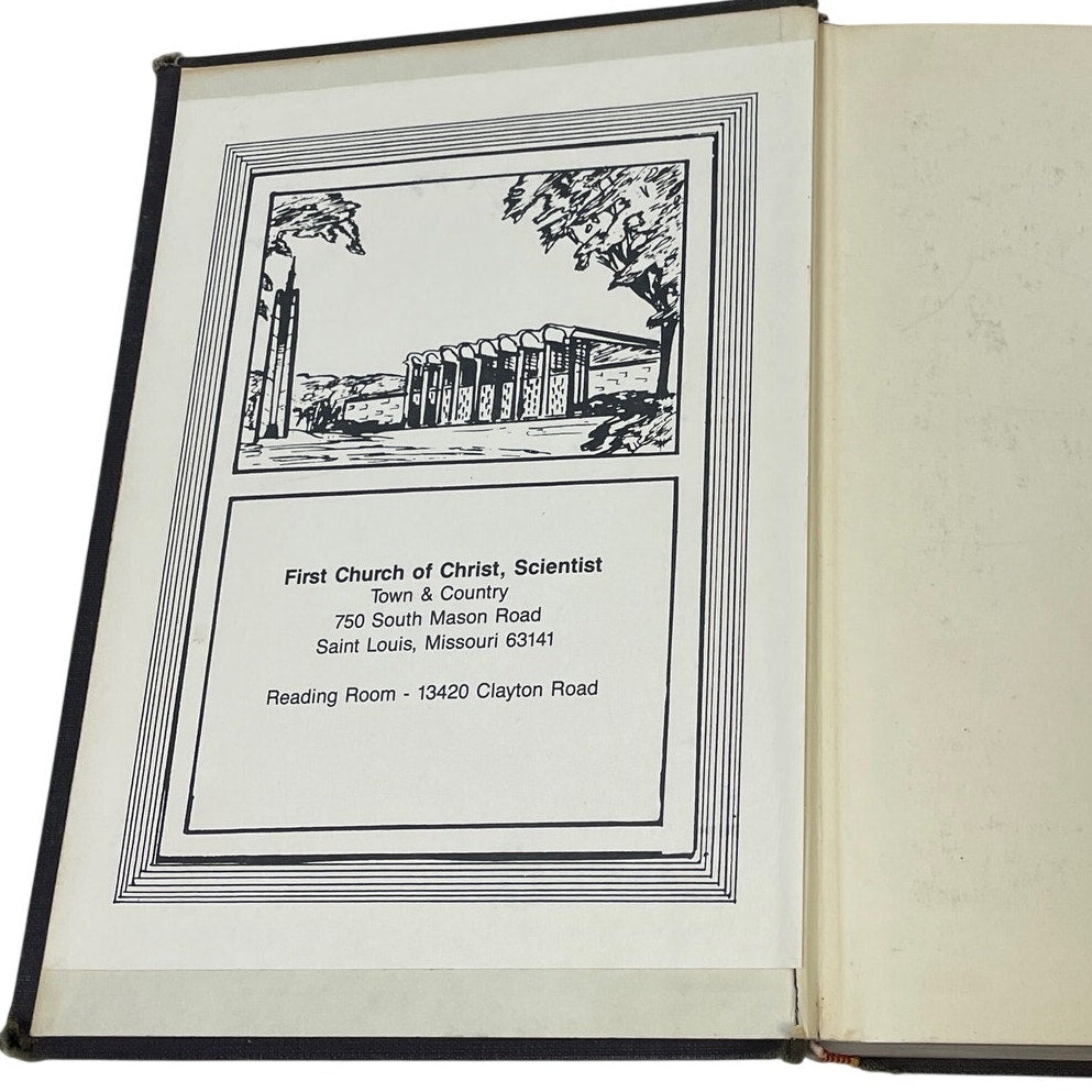 Vintage 1960 Christian Science Hymnal With Seven Hymns by Mary Baker Eddy
