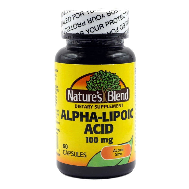 Nature's Blend S 100 Mg Alpha Lipoic Acid Capsules 60 ct