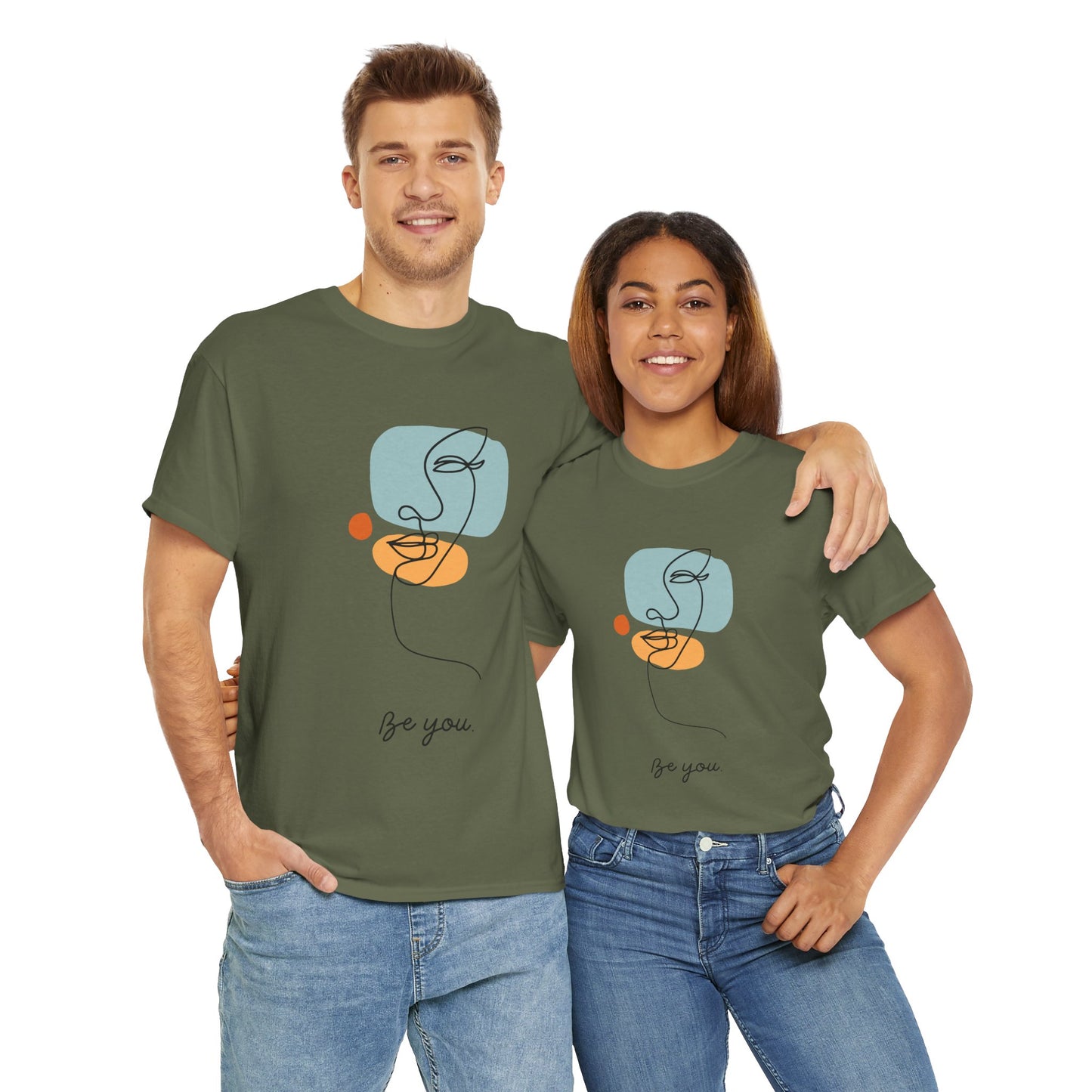 Be You Unisex Cotton Tee - Inspirational Graphic Tee for Self-Love, Gift for Friends, Casual Wear, Birthday, Everyday Comfort