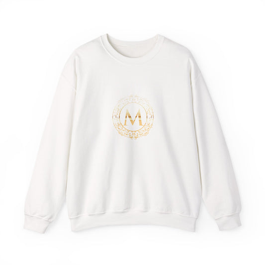 M LOGO - Mia Pruitt Monogrammed Heavy Blend Crewneck Sweatshirt