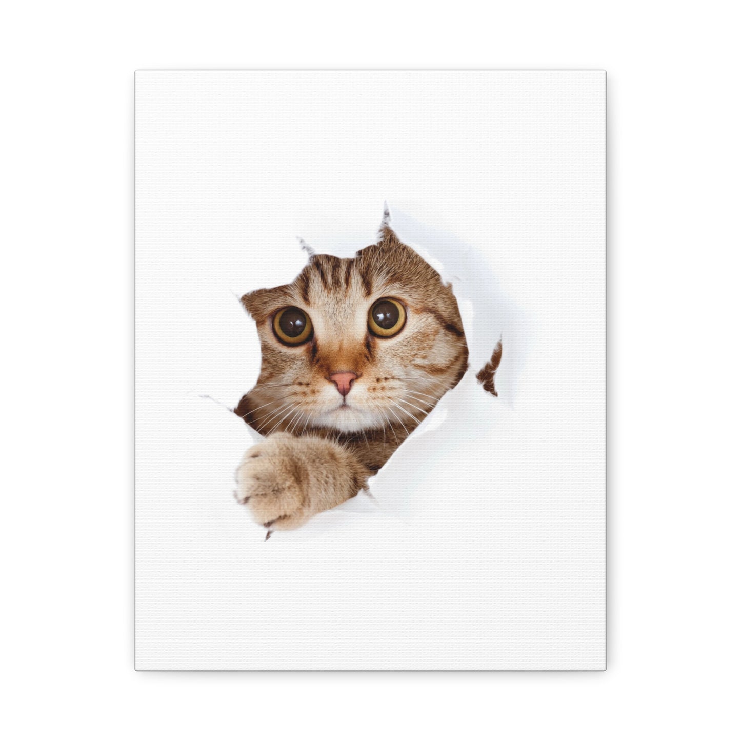 Whimsical Cat Canvas Art, Playful Decor for Cat Lovers, Home Wall Art, Pet-Themed Gift, Cute Cat Wall Art, Cat Lover's Decoration
