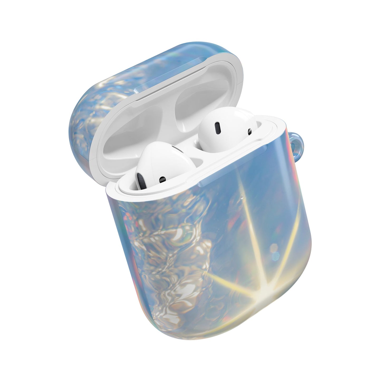 Holographic AirPod Case | Trendy Accessories, Gift for Music Lovers, Women's Tech, Unique Designs, Customized Earbud Holder