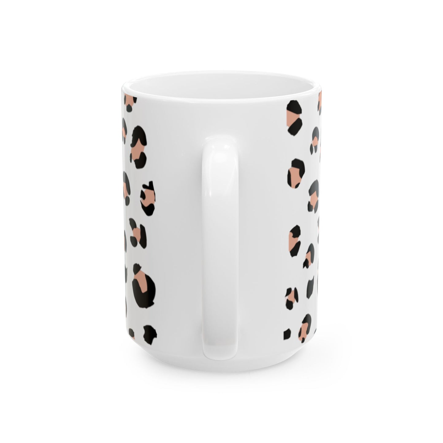 Leopard Print Ceramic Mug - Trendy Coffee Cup, Animal Print Gift, Home Decor, Kitchenware, Perfect for Birthdays, Holidays