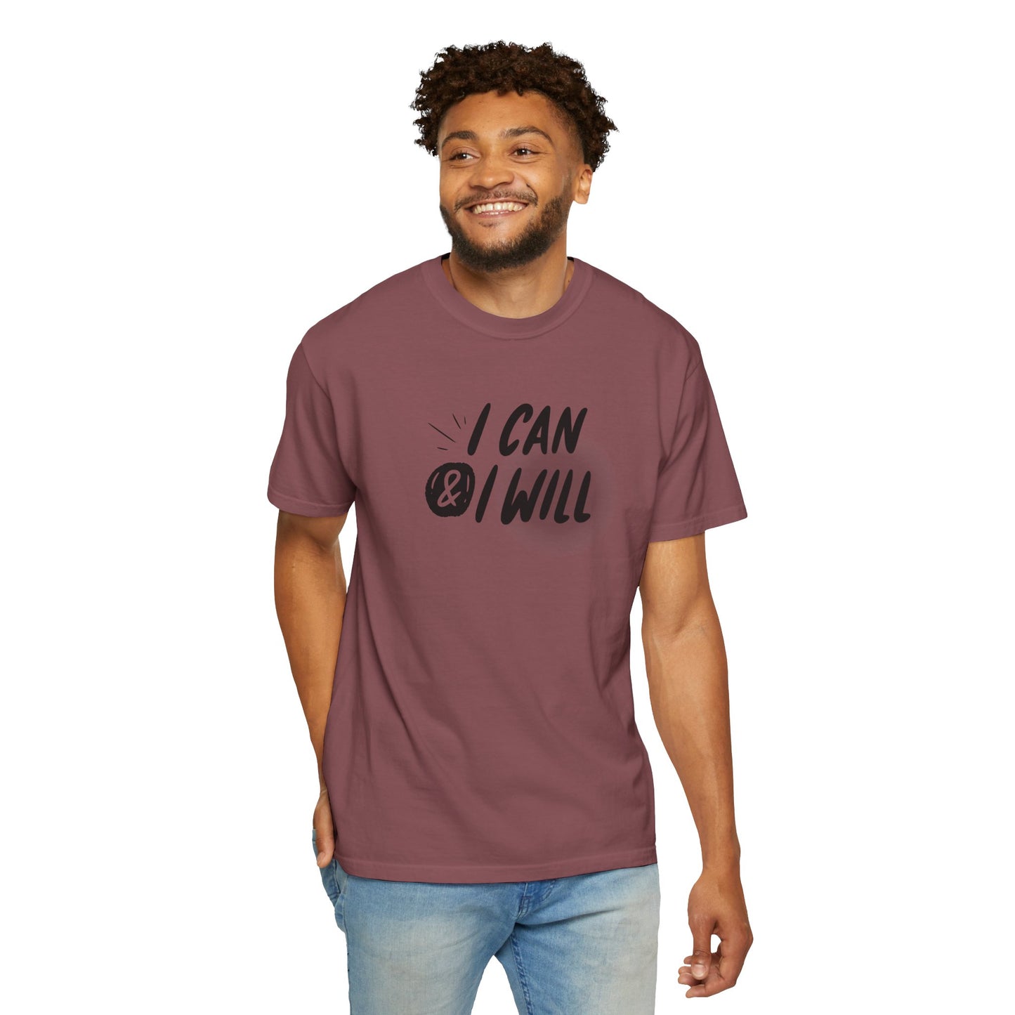 Motivational T-Shirt - Unisex Garment-Dyed Tee, Inspiring Quote, Gift for Friends, Workout Gear, Positive Affirmation Apparel