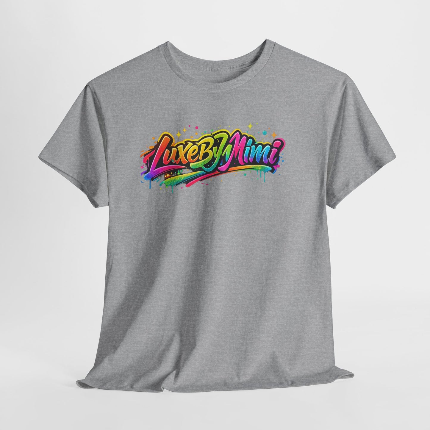 Graffiti Logo T-Shirt — 'Luxe By Mimi' Brand Colorful Streetwear Tee