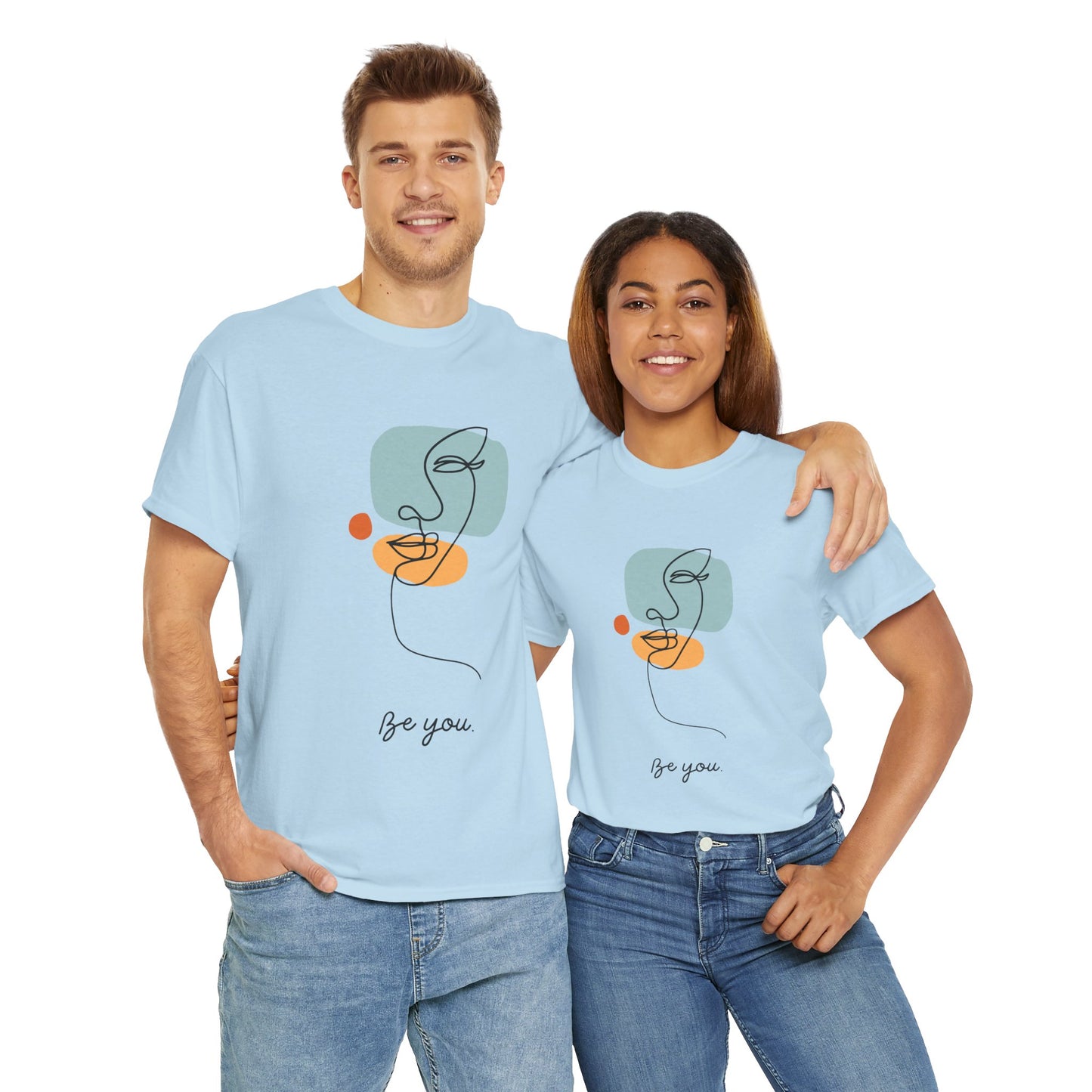 Be You Unisex Cotton Tee - Inspirational Graphic Tee for Self-Love, Gift for Friends, Casual Wear, Birthday, Everyday Comfort