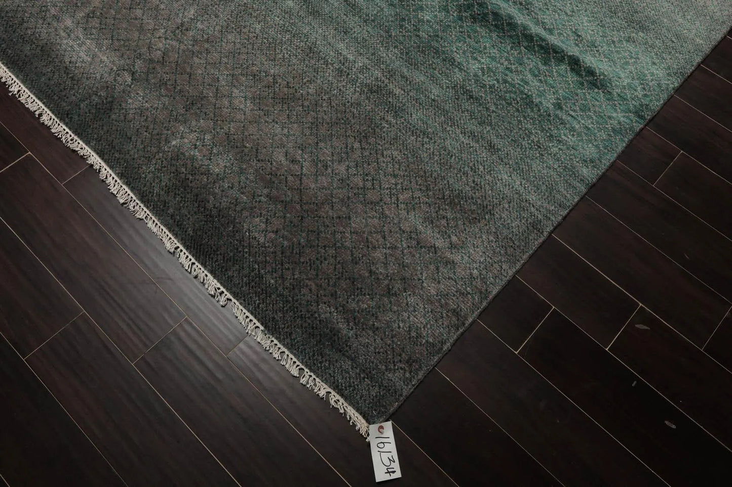9' x 12' Hand Knotted 100% Wool Muted Contemporary Modern Area Rug Gray-3