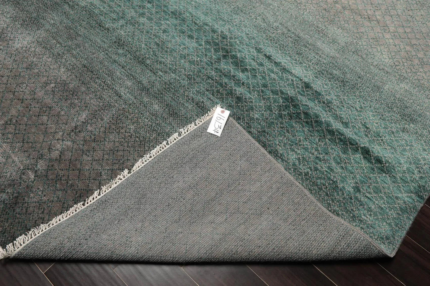 9' x 12' Hand Knotted 100% Wool Muted Contemporary Modern Area Rug Gray-4