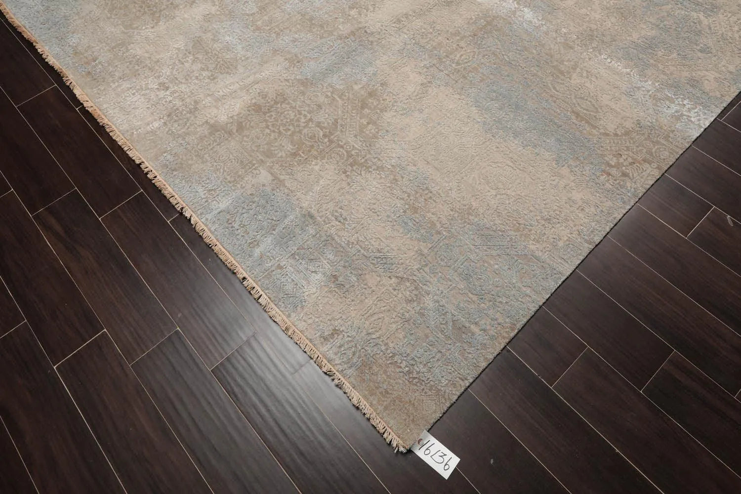 9' x12'  Sherpa Wool and Silk Oriental Area Persian Rug-1