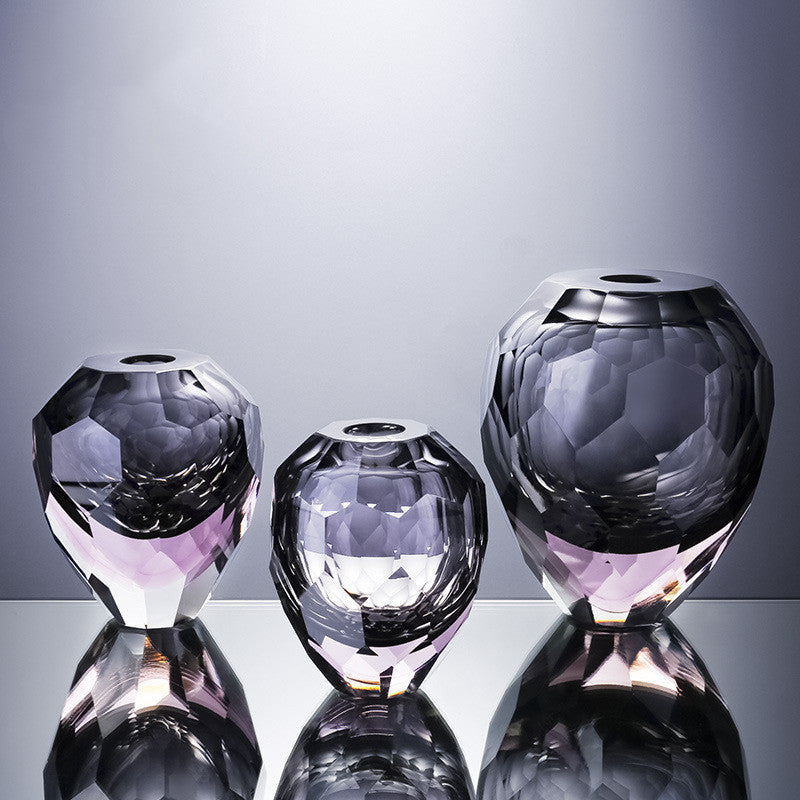 Modern Decoration Soft Decoration Flower Arrangement Glass Vase