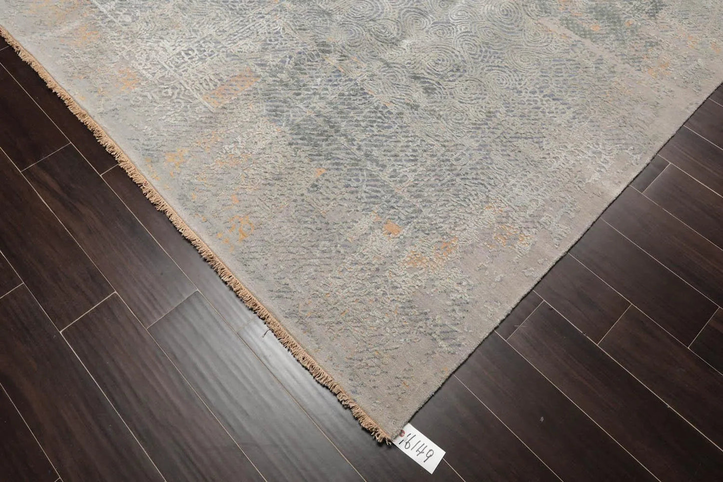 8' x10'  Sherpa Wool and Silk Oriental Area Persian Rug-1