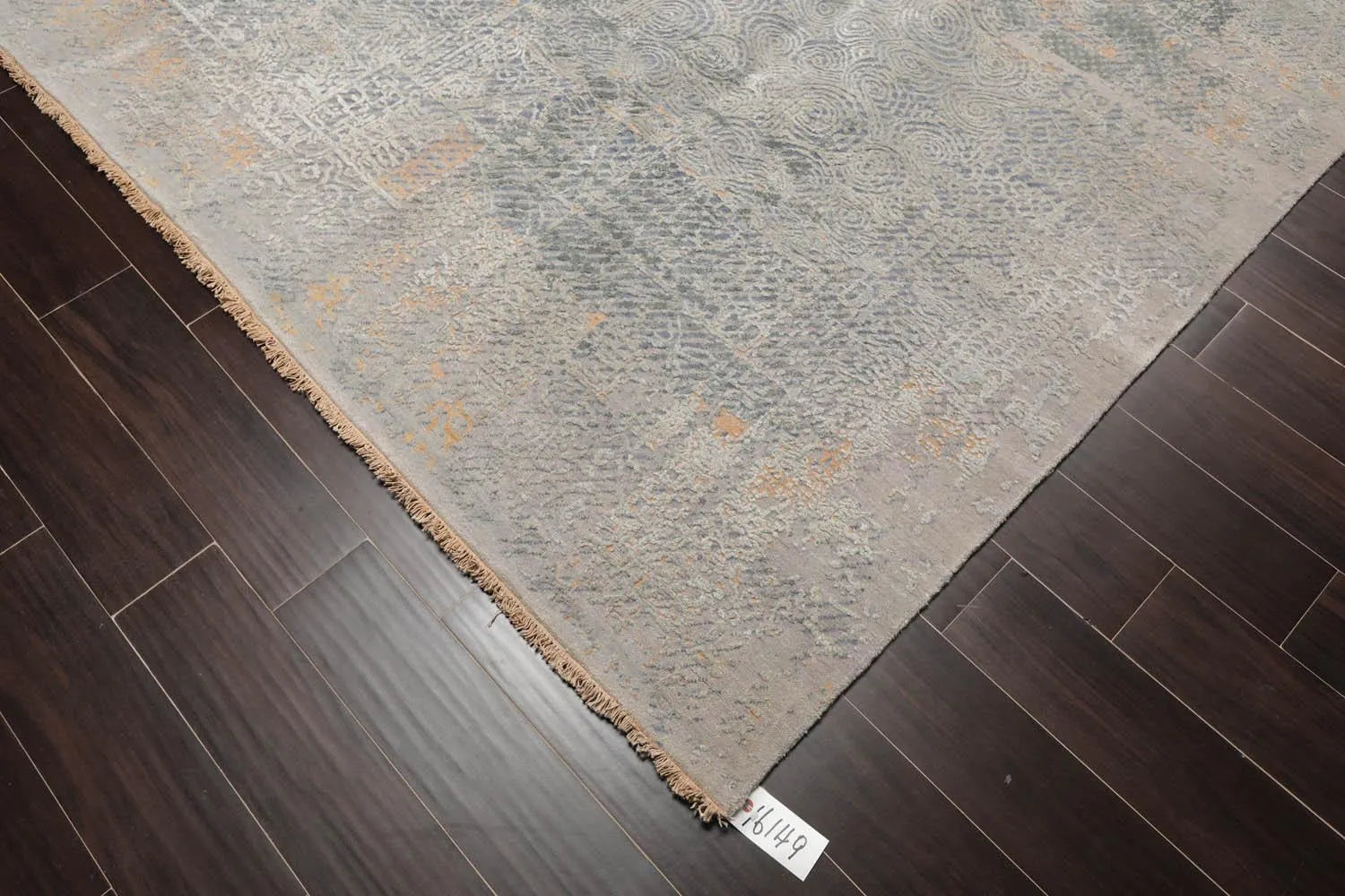 8' x10'  Sherpa Wool and Silk Oriental Area Persian Rug-1