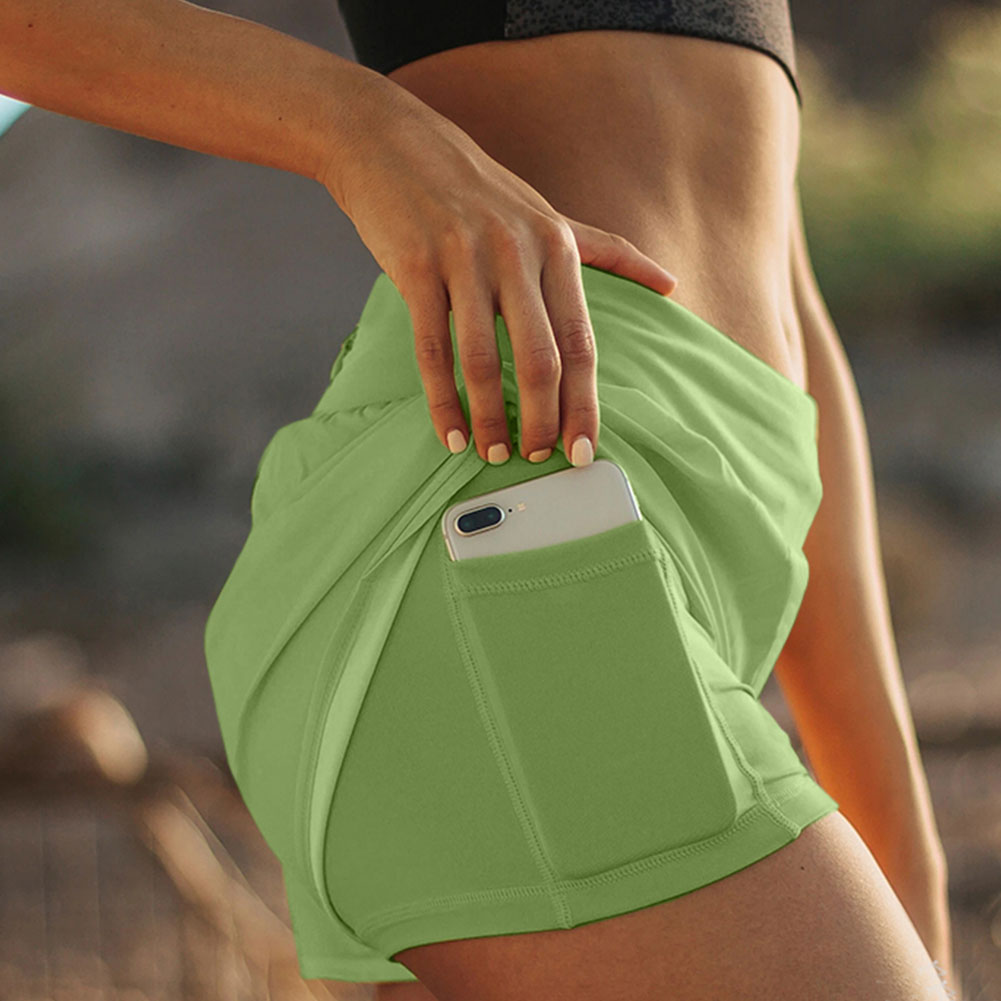 2-in-1 Active Shorts with Pocket