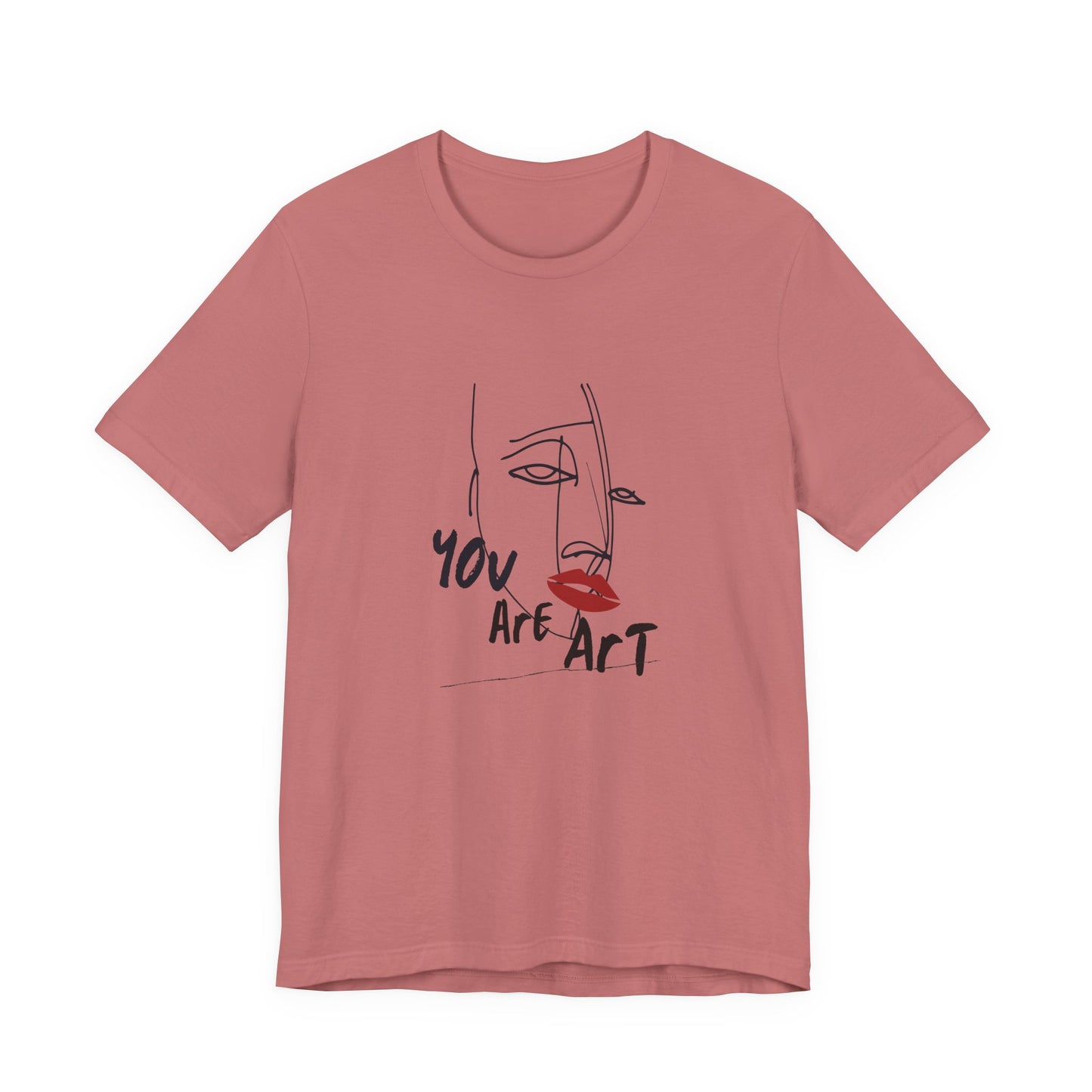 Artistic Expression Unisex Tee - You Are Art, Creative Gift, Casual Wear, Modern Design, Art Lover's Shirt