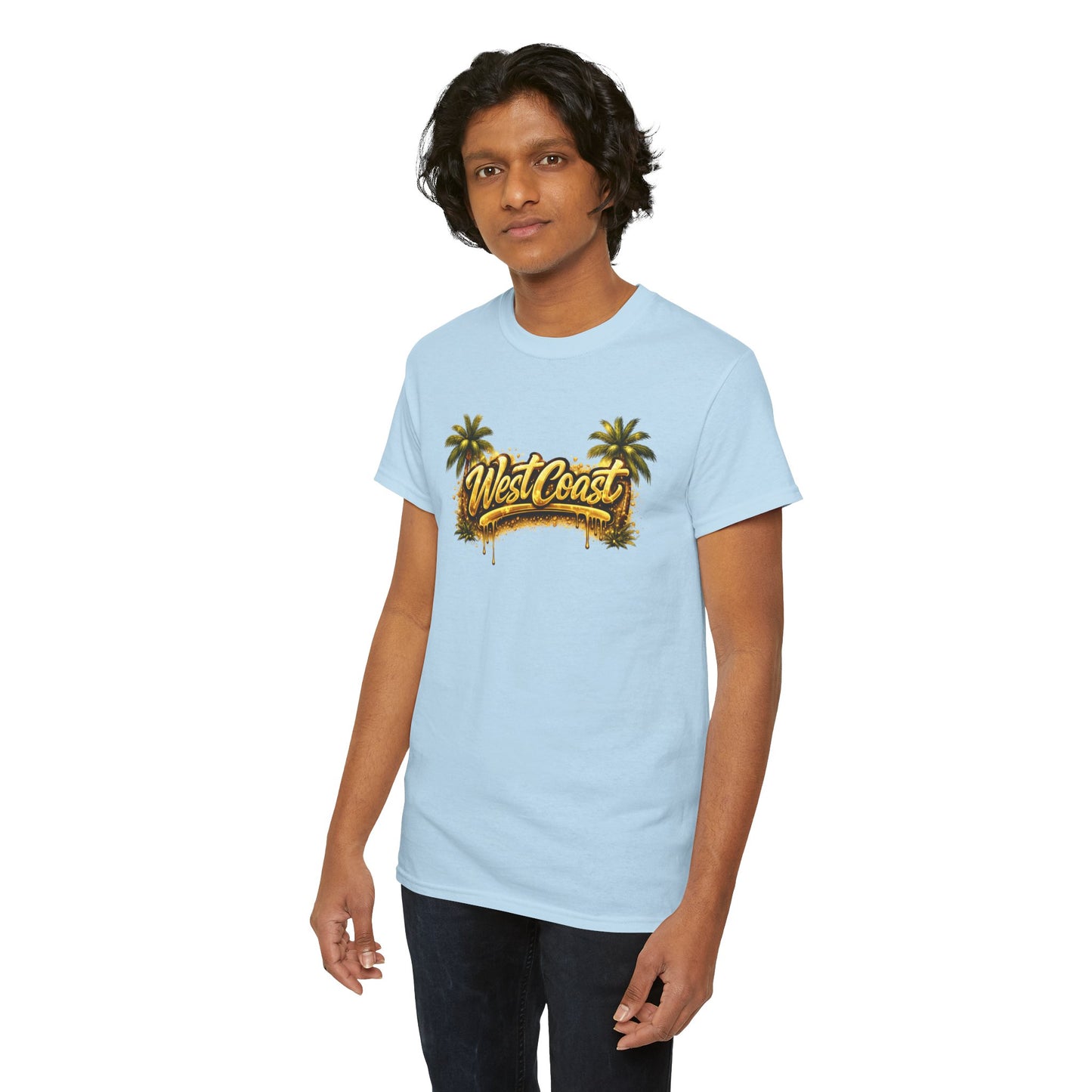 West Coast Palm Tree T-Shirt — Retro Surf Vibe Tee