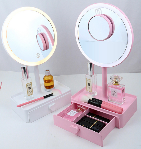 LED dressing table makeup mirror