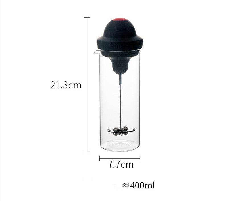 Electric Milk Frother for Coffee – Latte & Beverage Mixer Cup-4