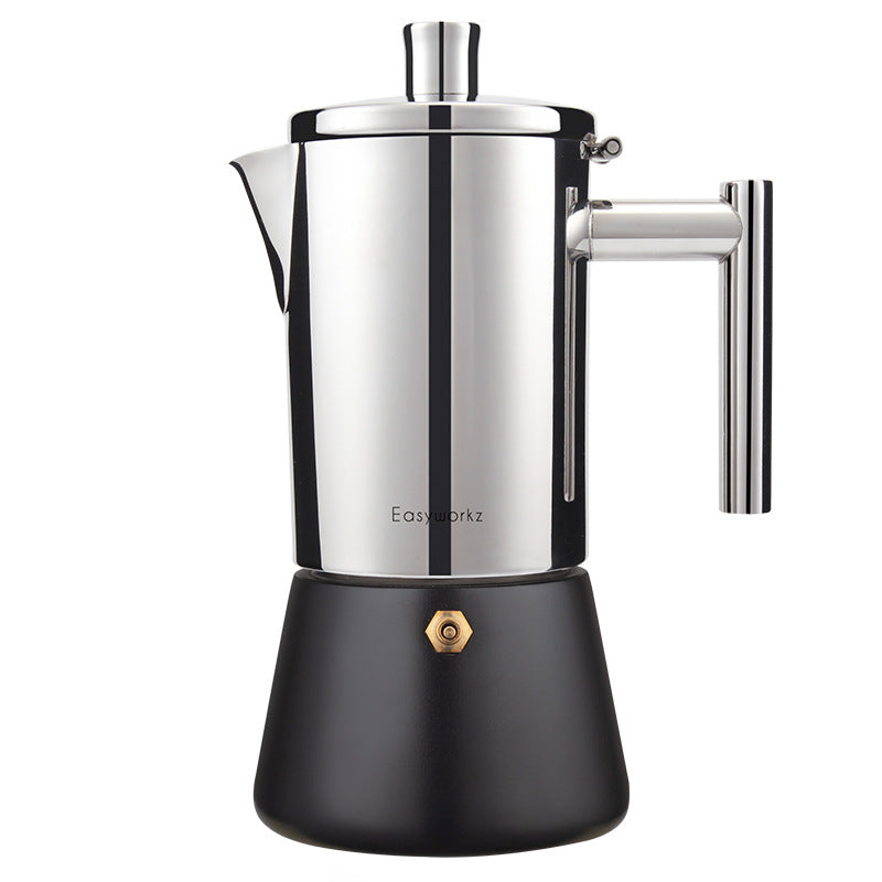 Mocha Pot Italian Household Coffee Pot Induction Cooker Coffee Making Machine-0