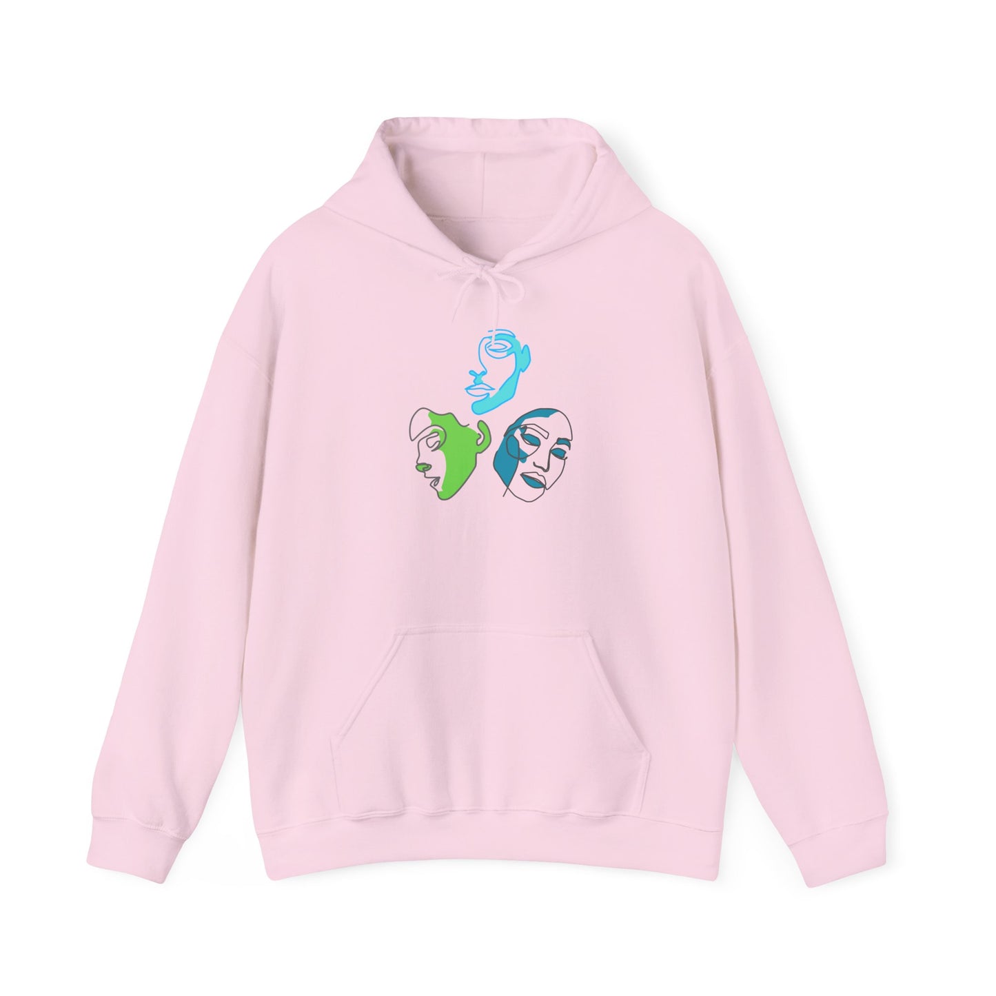 Whimsical Character Hoodie, Cozy Unisex Sweatshirt, Fun Gift for Friends, Casual Wear, Unique Art Design
