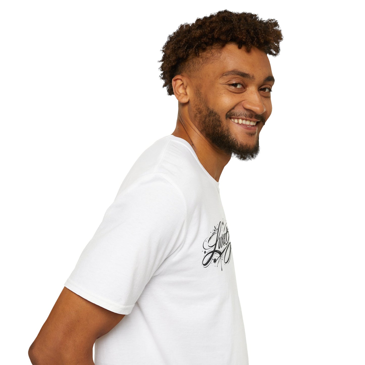 LuxeByMimi Script Tee — Elegant Calligraphy Logo T-Shirt