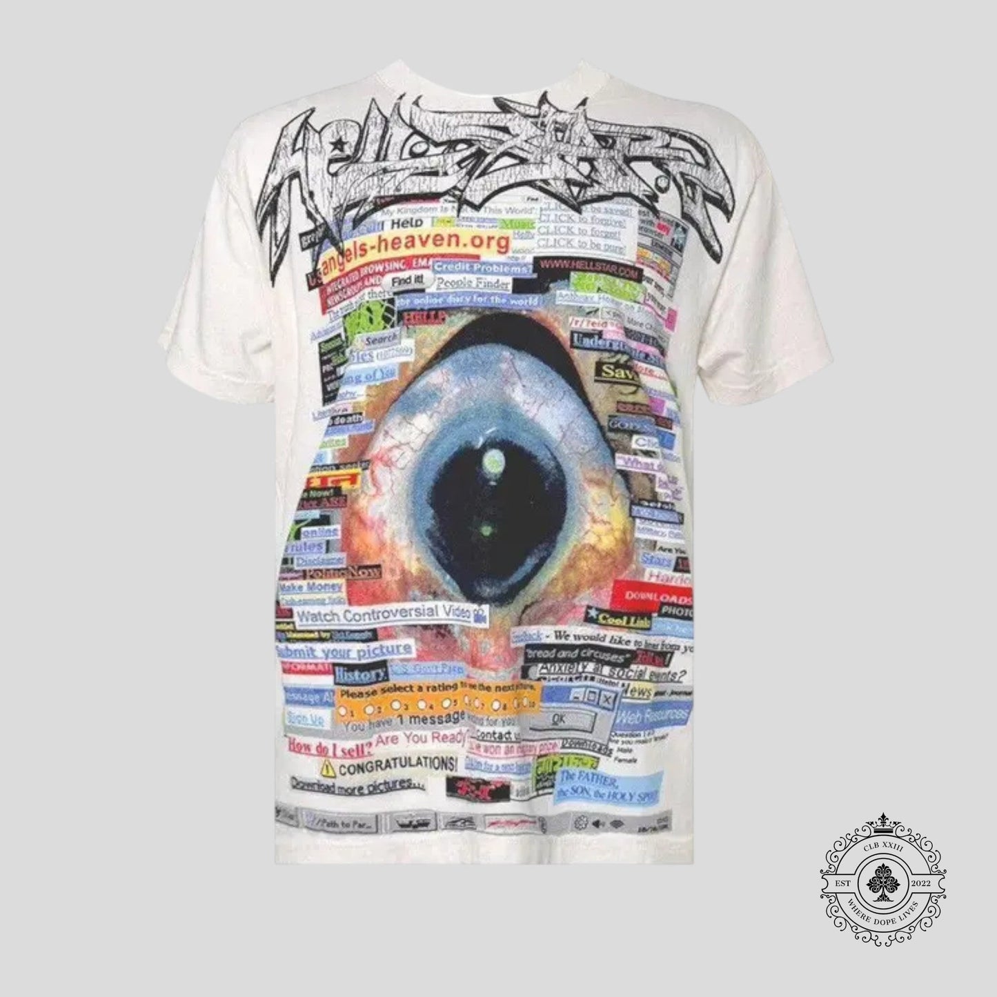 Hellstar Links Tee in White