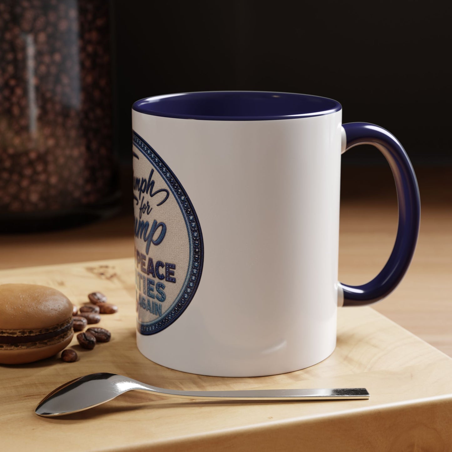 Make Peace Treaties Mug — "Triumph for Trump" Political Coffee Cup (11/15oz)