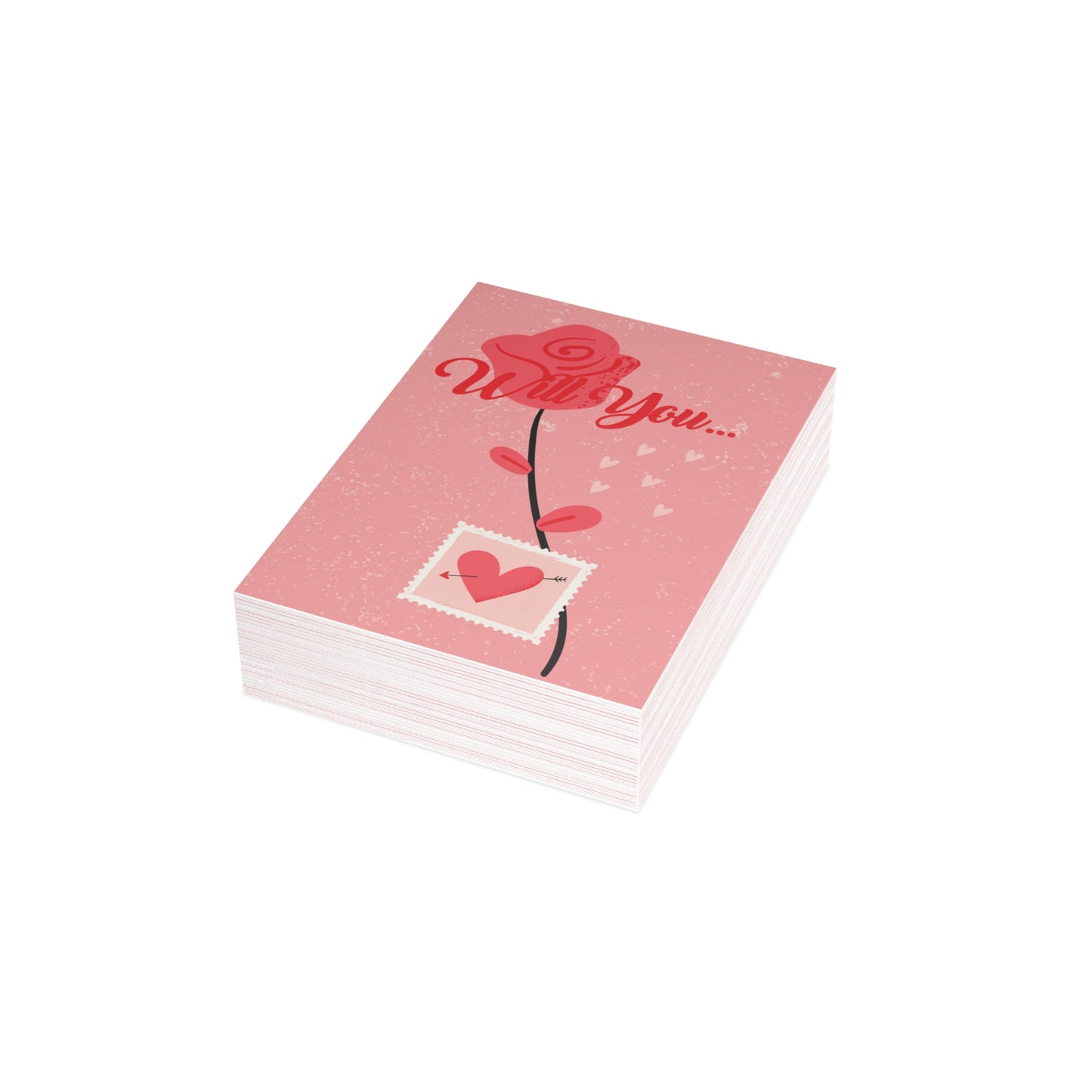 Romantic Greeting Cards, Valentine's Day Cards, Love Note Cards, Anniversary Cards, Elegant Card Set
