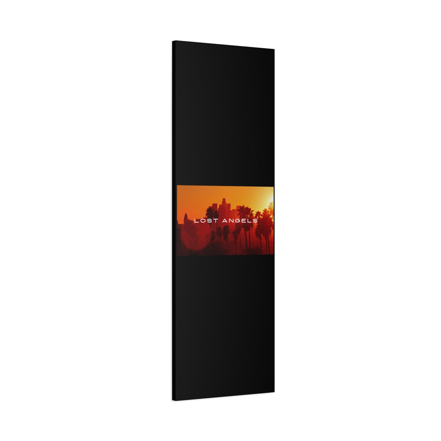 Lost Angels Wall Art Canvas | Sunset Cityscape Print, Home Decor, Gift for Art Lovers, Modern Living Room, California Vibe