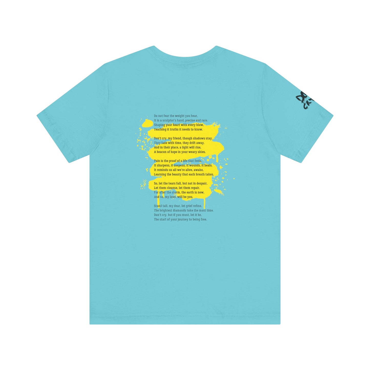 Inspirational Unisex Short Sleeve Tee - Journey to Self-Love & Empowerment
