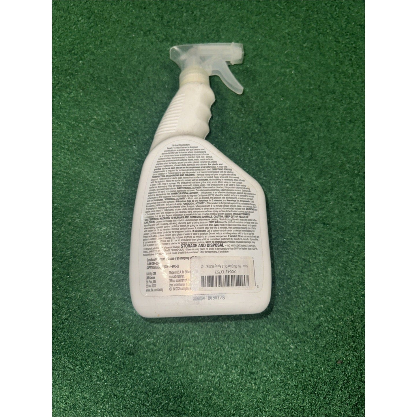 3M TB Quat 1-Step Lemon Scent Disinfectant-For All Surfaces & No Scrubbing!-NEW!
