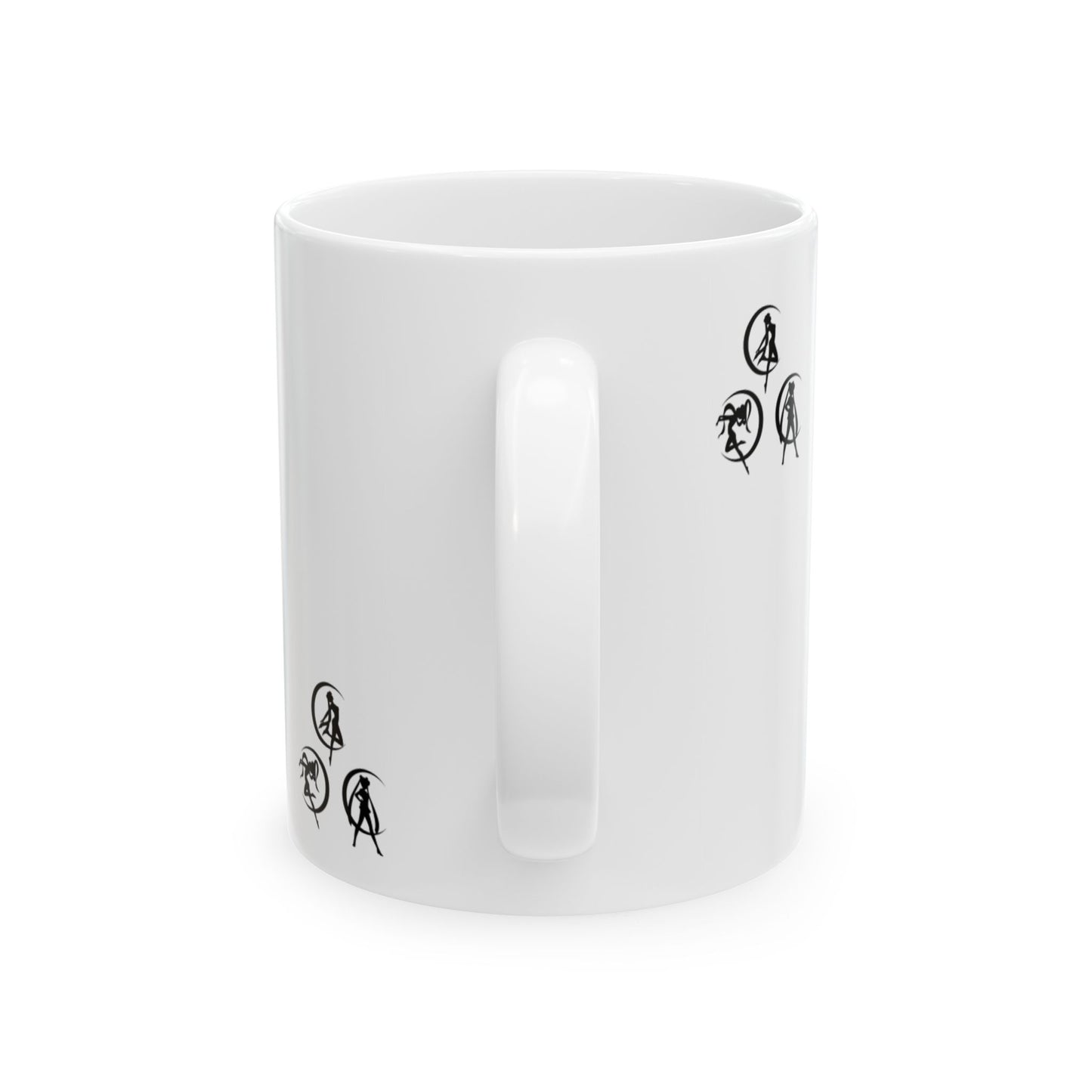 Elegant Fairy Silhouette Ceramic Mug | Enchanting Anime Coffee Cup, Magical Gift, Fantasy Lover, Home Decor, Birthday Present