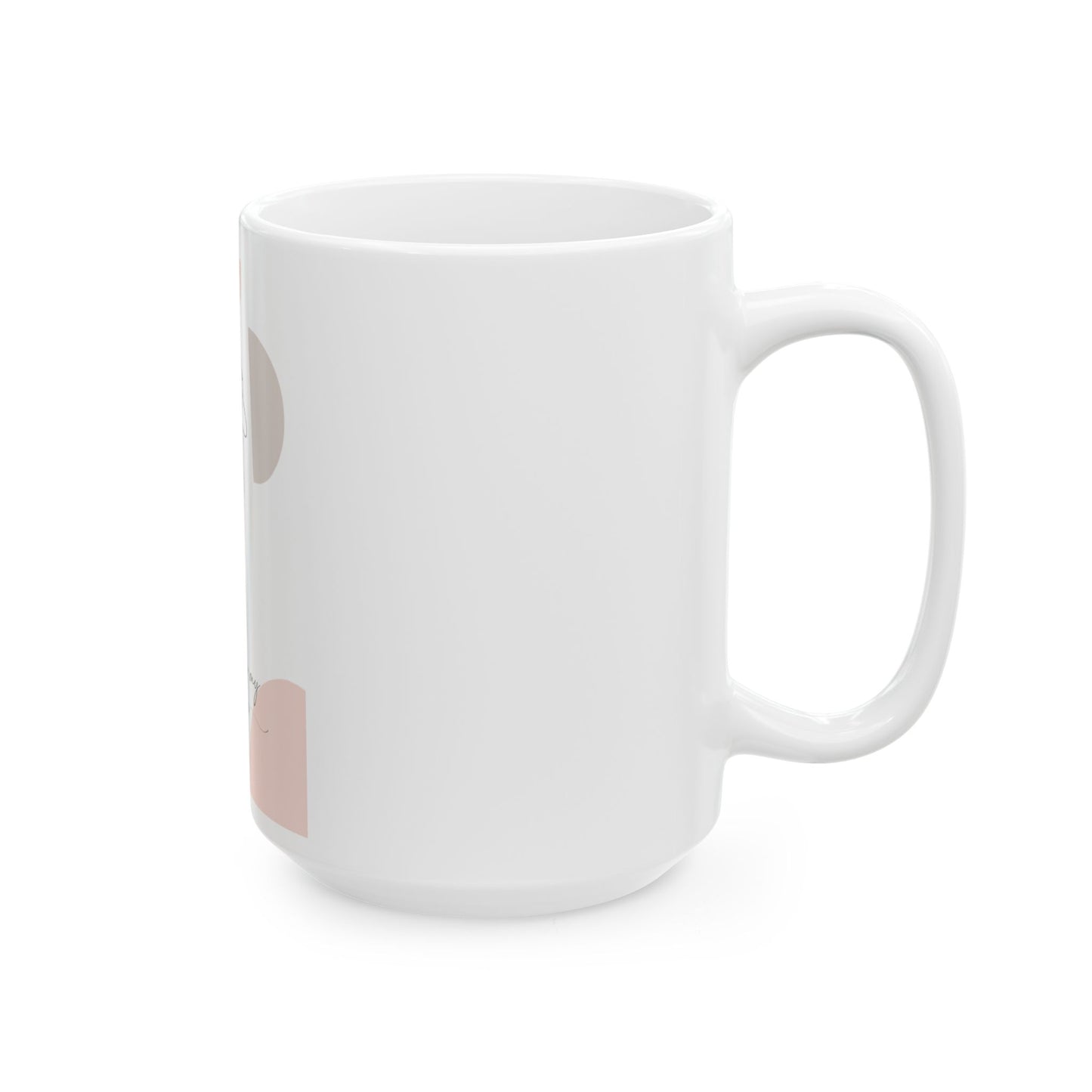 Just Living My Best Life Ceramic Mug - Stylish 11oz/15oz Gift for Moms, Inspirational Pregnancy Gift Coffee Cup, Cute Tea Mug, Positive Vibes Drinkware