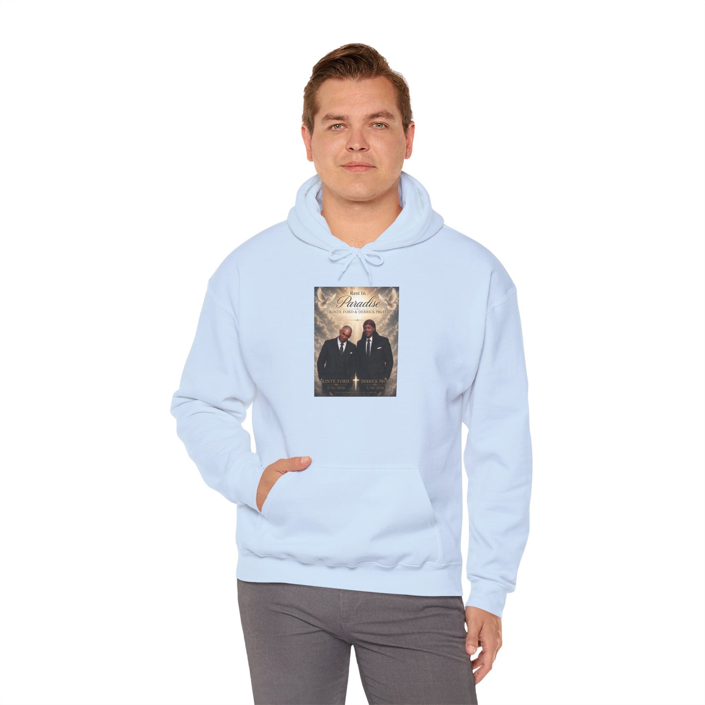 In Memory of Portrait Hoodie — "The Anointing" Ministry Sweatshirt