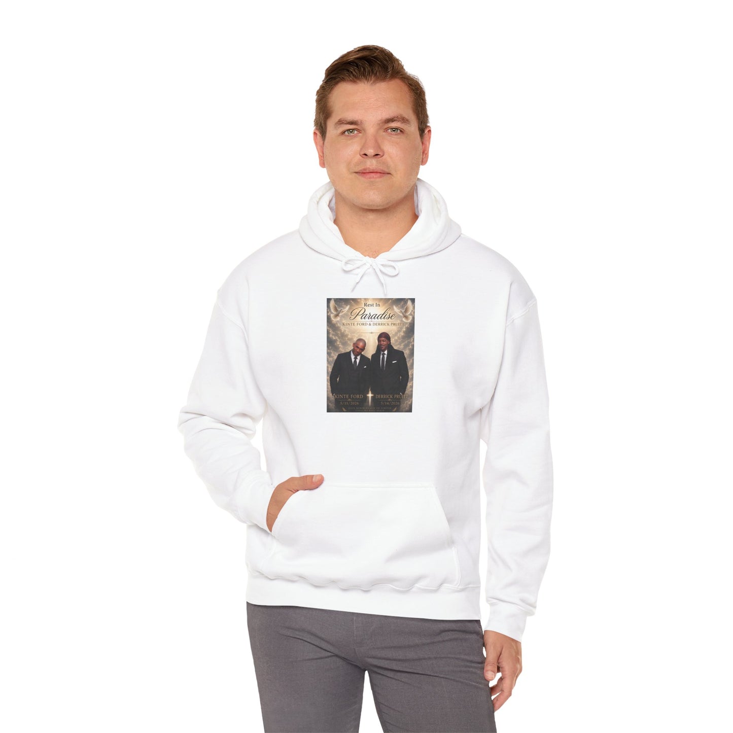 In Memory of Portrait Hoodie — "The Anointing" Ministry Sweatshirt