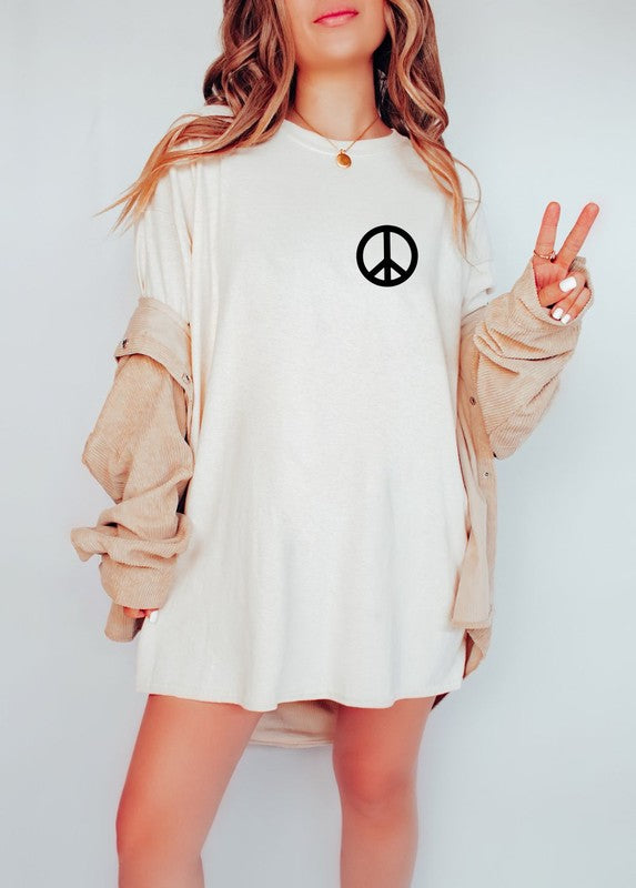 Fueled by Iced Coffee and Good Vibes High Quality Graphic T-Shirt 100% Ring Spun Cotton tee peace sign