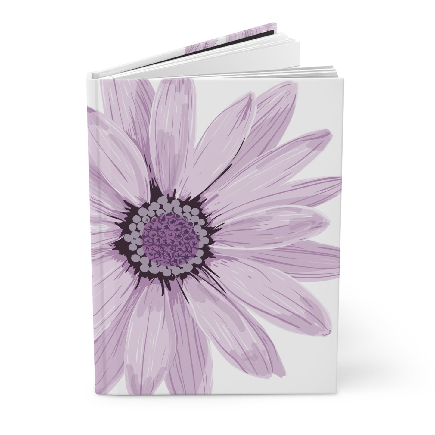 Elegant Floral Hardcover Journal, Personalized Gift, Writing Notebook, Doodle Diary, Graduation Gift, Floral Art