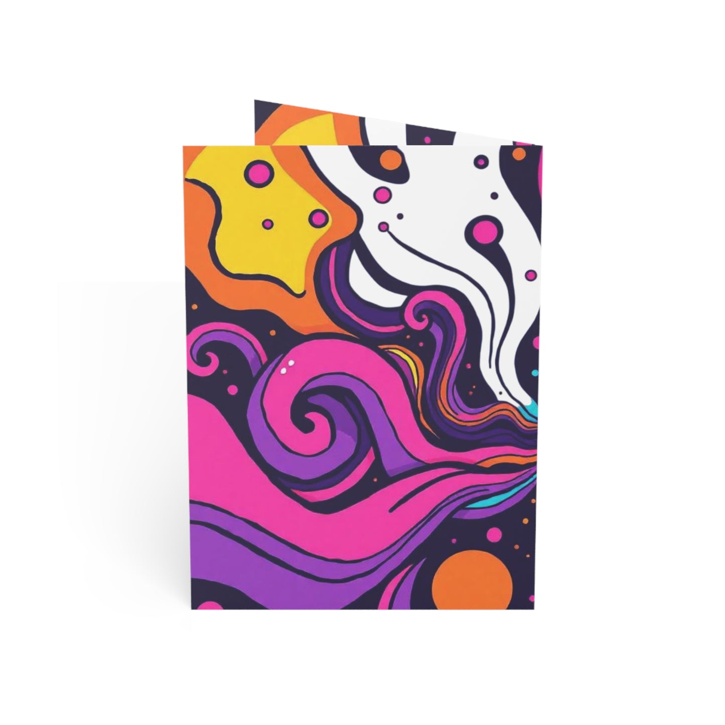 Vibrant Art Greeting Cards - Colorful Abstract Designs for Any Occasion, Art Cards, Fun Stationery, Unique Gift, Invite, Note Cards
