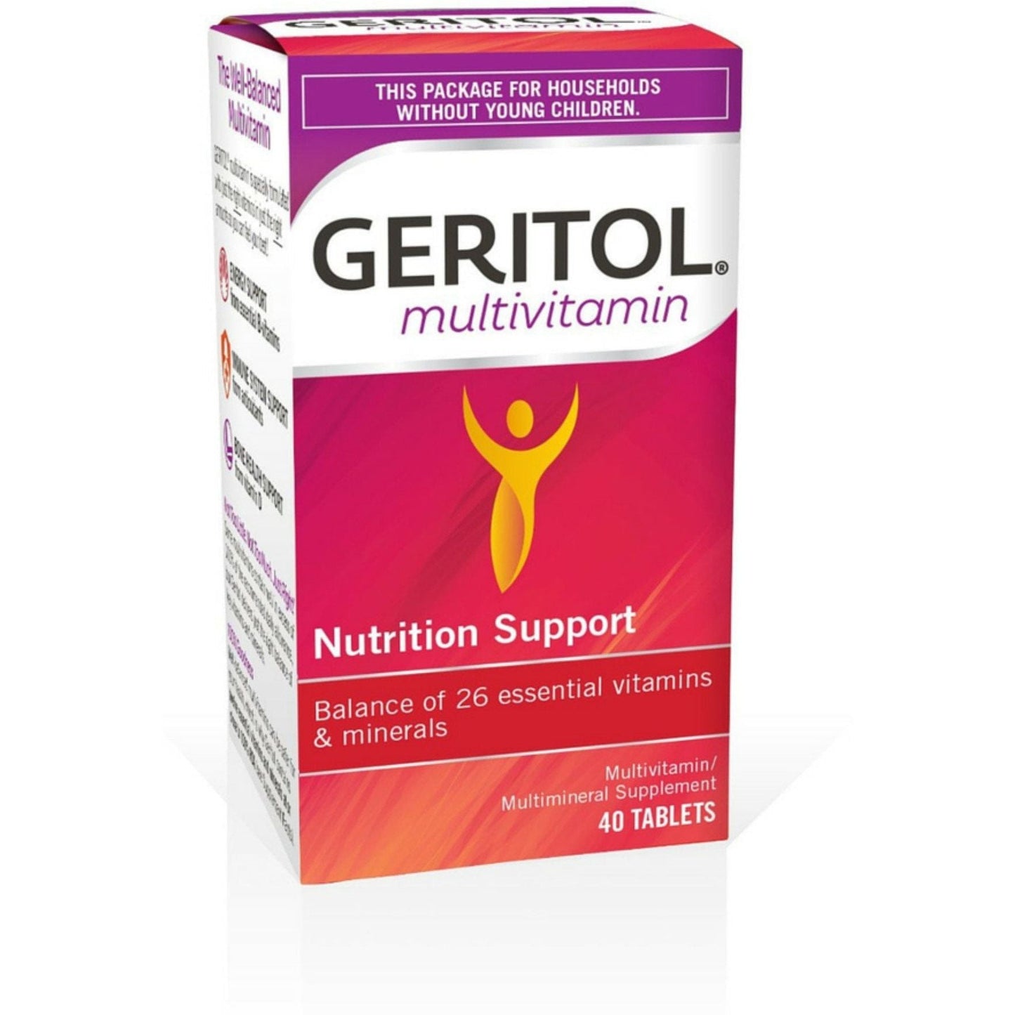 Geritol Multivitamin Nutrition Support Tablets 40 ct